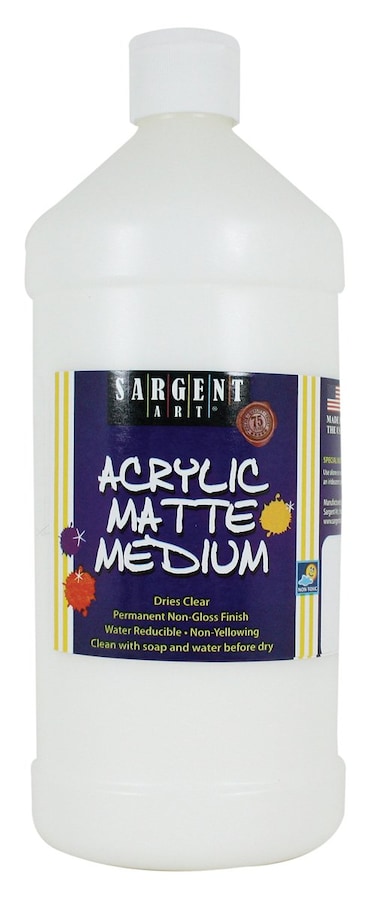 Sargent Art 228817 32Ounce Acrylic Matte Medium