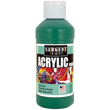 Sargent Art 222366 8Ounce Acrylic Paint Green