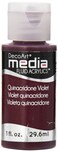 Deco Art DMFA34 Media Fluid Acrylic Paint 1Ounce Quinacridone Violet
