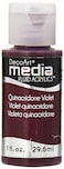 Deco Art DMFA34 Media Fluid Acrylic Paint 1Ounce Quinacridone Violet