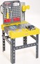 CASDON Tool Box Workbench 2in1 Tool Box  Workbench for Children Aged 3 Includes Over 60 Tools for DIY Roleplay Fun