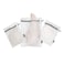 Brabantia 3Pack Mesh Zip Up Laundry Bags White for Washing Machine Delicates Face Masks Socks Bras 1 x Medium 2 x Small Organizer Travel Bags