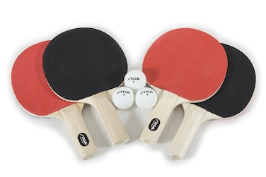 STIGA Classic Table Tennis Set 2Player Black and Red