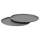 G  S Metal Products Company OvenStuff NonStick Toaster Oven Pizza Pan Set of Two 775 Gray