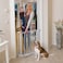 Hauck Open N Stop Pressure Fit Baby and Pet Safety Gate Accommodates 29 to 31 Wide Home Doorway Stairway or Hallway White