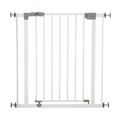 Hauck Open N Stop Pressure Fit Baby and Pet Safety Gate Accommodates 29 to 31 Wide Home Doorway Stairway or Hallway White