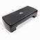 Valor Fitness Aerobic Step Platform  27 Width Adjustable Exercise Risers NonSlip Step  46 Risers Max Weight 500lbs Home Gym Workout Equipment
