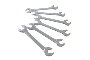 SUNEX TOOLS 9926 Jumbo Metric Angle Head Wrench Set 20mm  25mm CRMO 6Piece