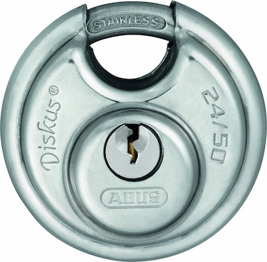 ABUS 24IB50 B KA All Weather Stainless Steel Keyed Alike Diskus Padlock
