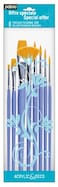 Pebeo Yellow Polyamide Brushes 8Pack