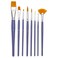 Pebeo Yellow Polyamide Brushes 8Pack