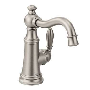Moen S62101SRS Weymouth Single Handle Traditional Bar Faucet Spot Resist Stainless