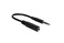 Hosa MHE158 35 mm TRRS to Slim 35 mm TRRS Headphone Adaptor