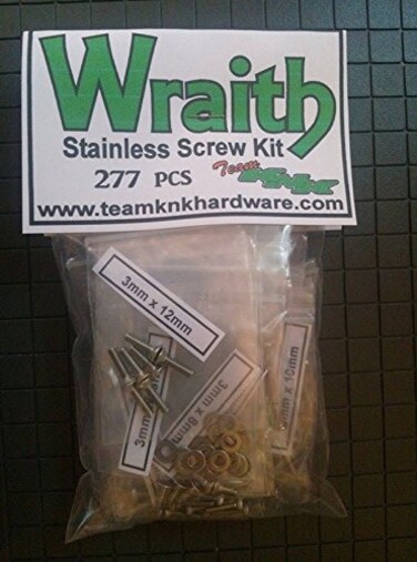 Team KNK Axial Wraith Stainless Hardware Kit