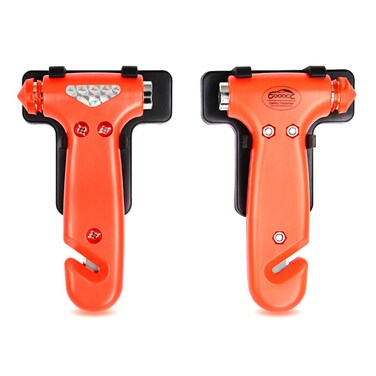 GOOACC Seatbelt Cutter Auto Window Breaker Emergency Rescue Escape Tool Car Safety Hammer 2 Pack