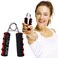 Boldfit Hand Grip Strengthener with Foam Handle Hand Gripper for Men  Women for Gym Workout Hand Exercise Equipment to Use in Home for Forearm Exercise Finger Exercise Power Gripper RedBlack