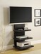 Ameriwood Home Elevation TV Stand for TVs 60 Wide Black