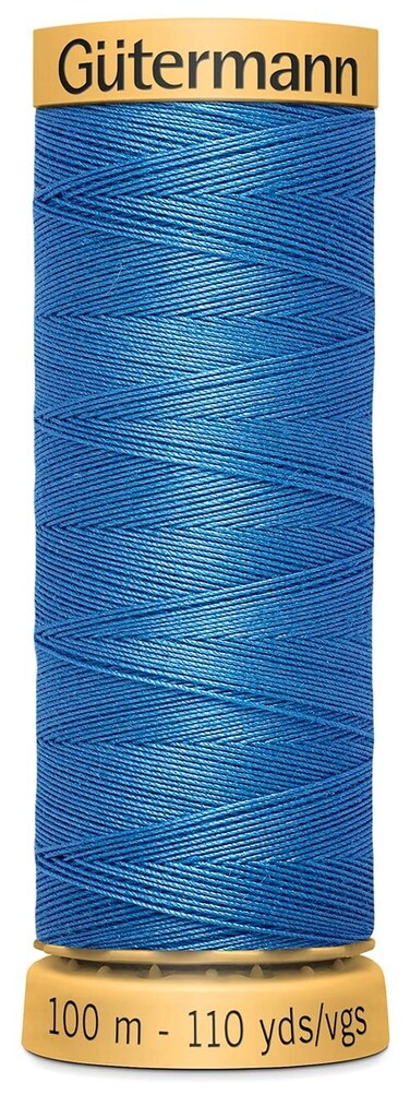 Gutermann Natural Cotton Thread 110 YardsSky Blue