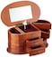 MusicBox Kingdom 16055 Wooden Ballerina Musical Jewelry Box Playing Bolero