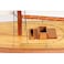 Old Modern Handicrafts Columbia Sm Boat Model  Museum Quality Finish for Home  Office  Fully Assembled  240L x 50W x 310H Inches
