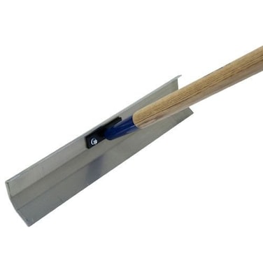 Kraft Tool CC979 20x5 Mega Mover Aluminum Concrete Placer w60 Wood Handle