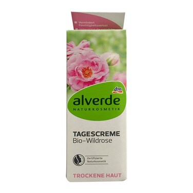 Alverde WildRose Smoothing Hydrating Day Cream Restores Radiance  VeganNo Animal Testing  50ml