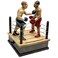 Design Toscano Battling Boxers Die Cast Iron Mechanical Coin Bank Full Color