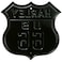 HarleyDavidson Route 66 Embossed Steel Street Sign