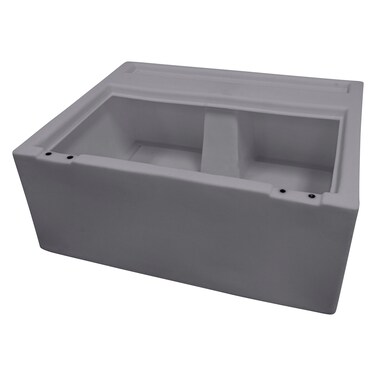 Wise 8WD951B221 Deluxe Series 27 Pontoon Bench Seat Base Only Cushion 8WD95 Required to Complete Grey