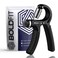 Boldfit Adjustable Hand Grip Strengthener Hand Gripper for Men  Women for Gym Workout Hand Exercise Equipment to Use in Home for Forearm Exercise Finger Exercise Power Gripper 540 Kg Black