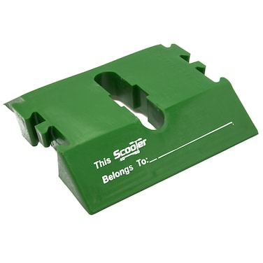 Scooter Stand by ScooterPorts  Fits Most Major Brands  Interlocking Design for Storage and Safety  Neon Green