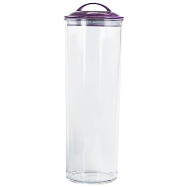 Calypso Basics by Reston Lloyd Acrylic Storage Canisters Spaghetti Plum