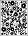 Spellbinders Impressabilities Template to EmbossDeboss Flowers