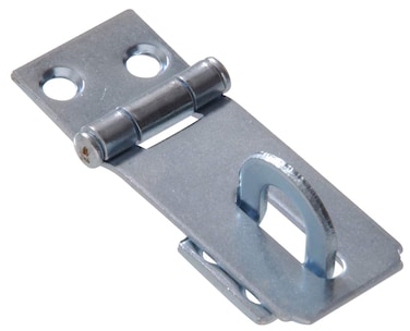 Hardware Essentials 851431 Fixed Staple Safety Hasp Zinc 112