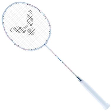VICTOR Graphite Dx1LA5U Drive X Series Strung Badminton Racket White