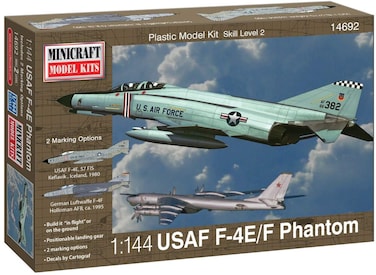 Minicraft F4E Phantom ADCRAF Model Kit 1144 Scale