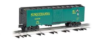 Williams by Bachmann 40Feet Scale Box Car New York Susquehanna and Western  Suzy Q  O Scale