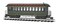 Bachmann Industries Jackson Sharp Passenger Car  Coach OliveGold Lining  Large G Scale Rolling Stock