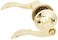 Constructor CONPREPBET Prelude Entry Lever Door Lock with Knob Handle Lockset Polished Brass