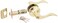 Constructor CONPREPBET Prelude Entry Lever Door Lock with Knob Handle Lockset Polished Brass