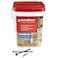 FastenMaster FMHLGM412250 HeadLOK HeavyDuty Flathead Fastener 412 Inches 250CountBlack