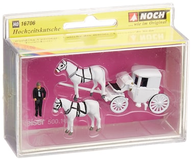 Noch 16706 Wedding Carriage HO Scale Model