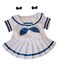 Sailor Girl wBows Dress Outfit Teddy Bear Clothes Fits Most 14  18 BuildABear and Make Your Own Stuffed Animals