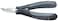 KNIPEX Electronics 45 Angled PliersHalf Round Tips ESD Handles