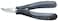 KNIPEX Electronics 45 Angled PliersHalf Round Tips ESD Handles