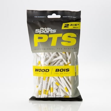 Pride Professional Tee System 234 inch ProLength Tee 100 count White