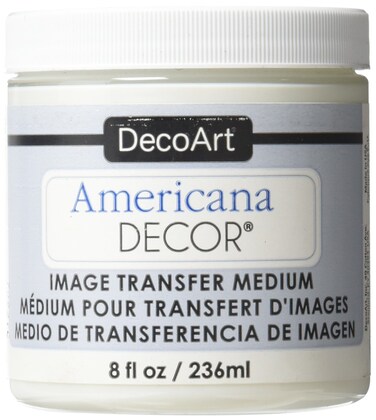 DecoArt Image Transfer Medium Paint 8Ounce Clear