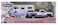 Breyer Stablemates Horse Crazy Truck and Trailer Vehicle Purple