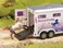 Breyer Stablemates Horse Crazy Truck and Trailer Vehicle Purple