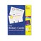 Avery 5386 Large Rotary Cards LaserInkjet 3 x 5 3 CardsSheet 150 CardsBox
